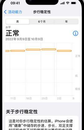 钢城iPhone手机维修如何在iPhone开启'步行稳定性通知'