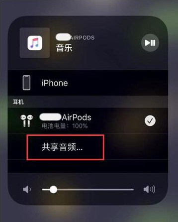 钢城苹果14音频维修点分享iPhone14音频共享设置方法 