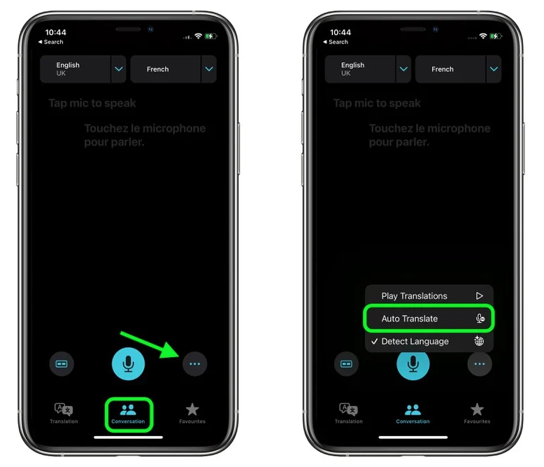 钢城苹果手机维修分享iOS 15 “翻译” App 新改进 